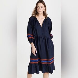 NWOT Sundry Dress w/ Varsity Stripes